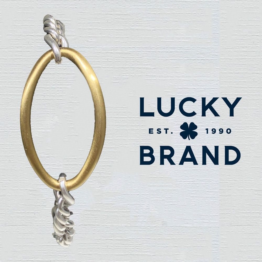 LUCKY BRAND Silver & Gold Bracelet